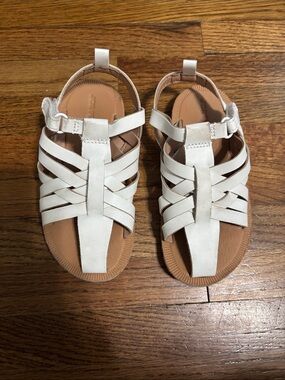 Joe Fresh little girl white dressy sandals